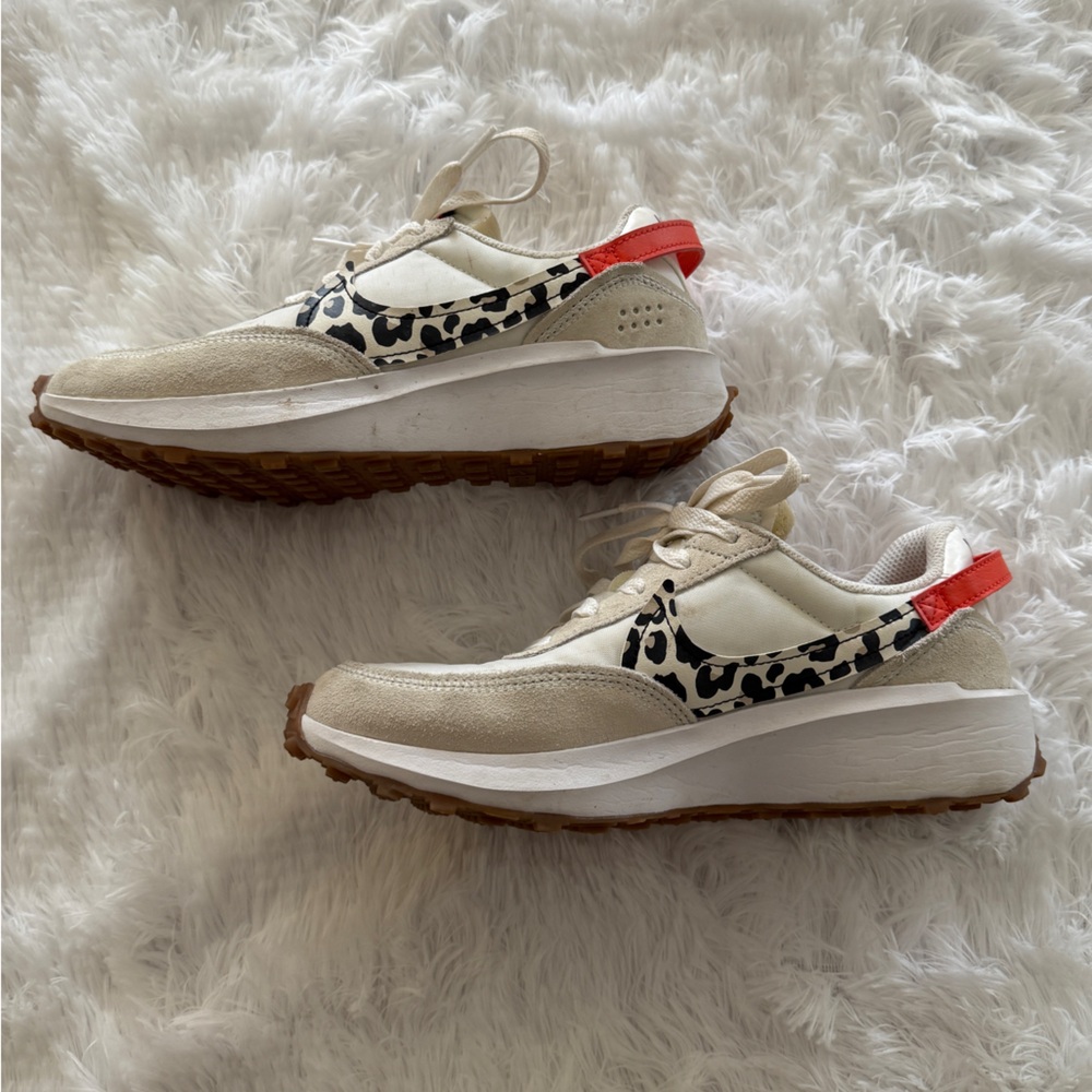 Women’s Nike Cheetah and Cream Sneakers